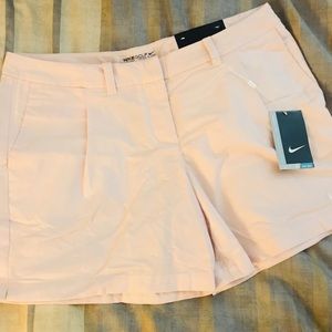 NWT Nike pink golf shorts